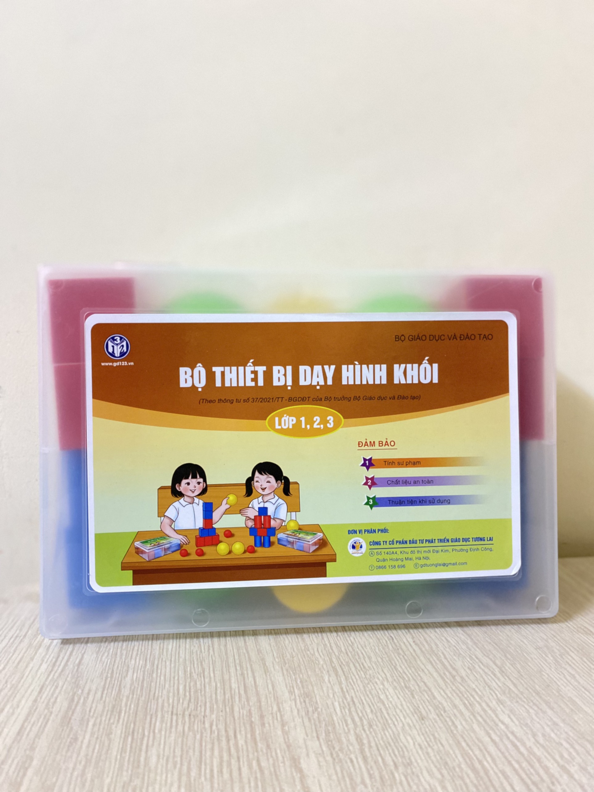 Bộ Thiết Bị Dạy Học Hình Khối Lớp 1,2,3
