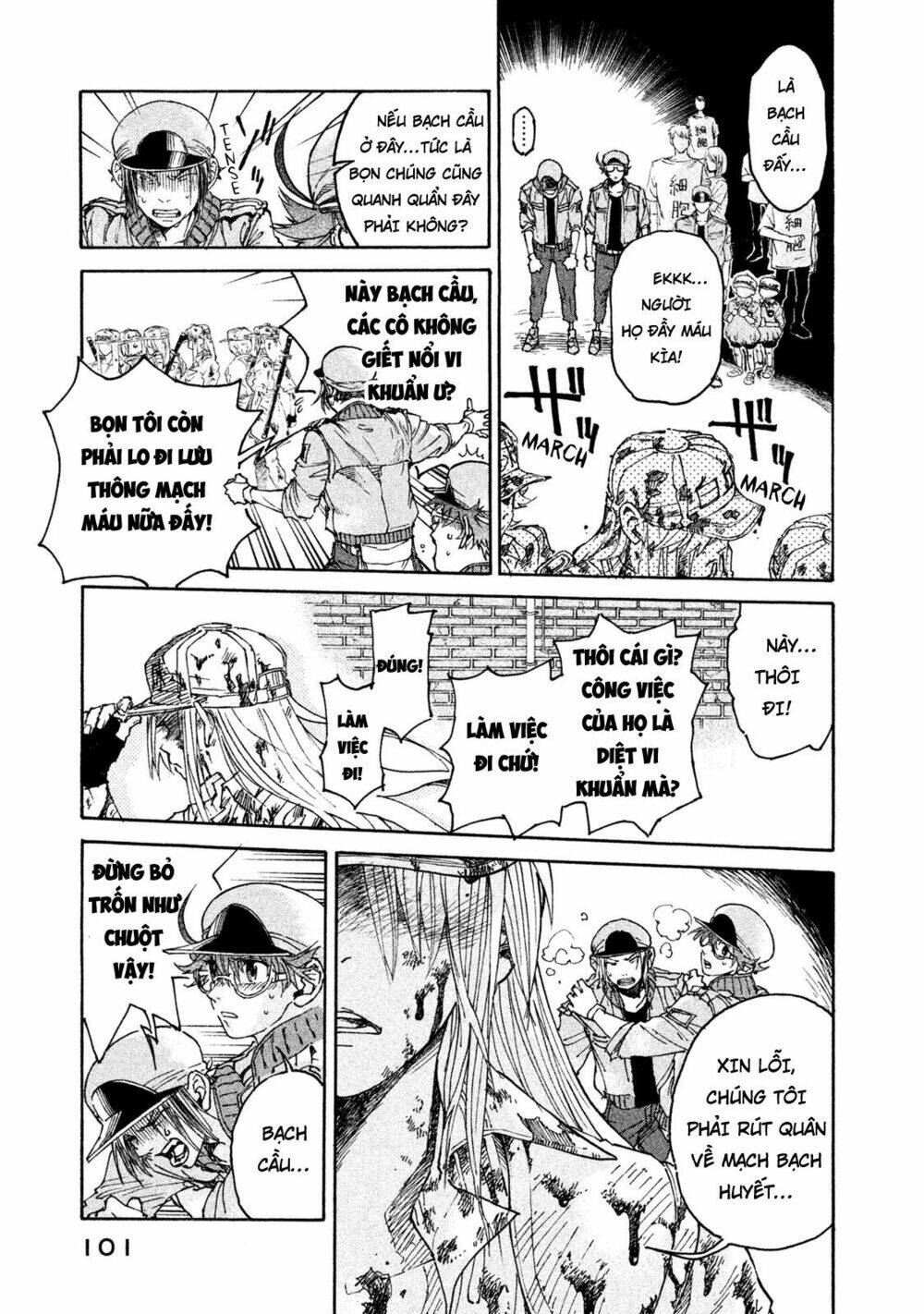 biệt đội tế bào black - hataraku saibou black chapter 4 5