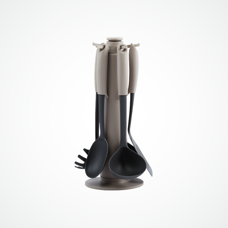 Bộ đồ dùng nhà bếp 5 món Malloca MJA-1495 - Giá treo dụng cụ đồ dùng bếp - Hàng chính hãng