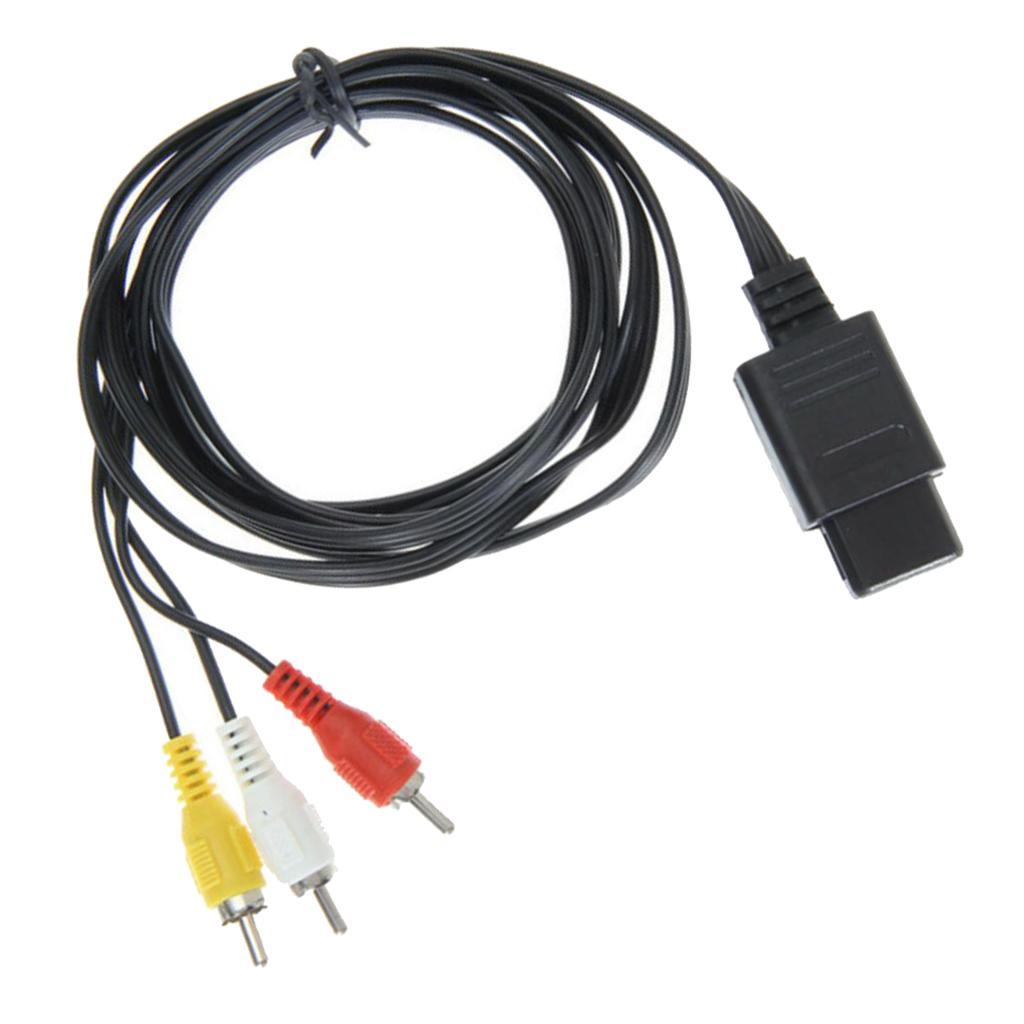 Male to 3 RCA Male 1080P Composite Video Audio HDTV DVD Adapter Cable
