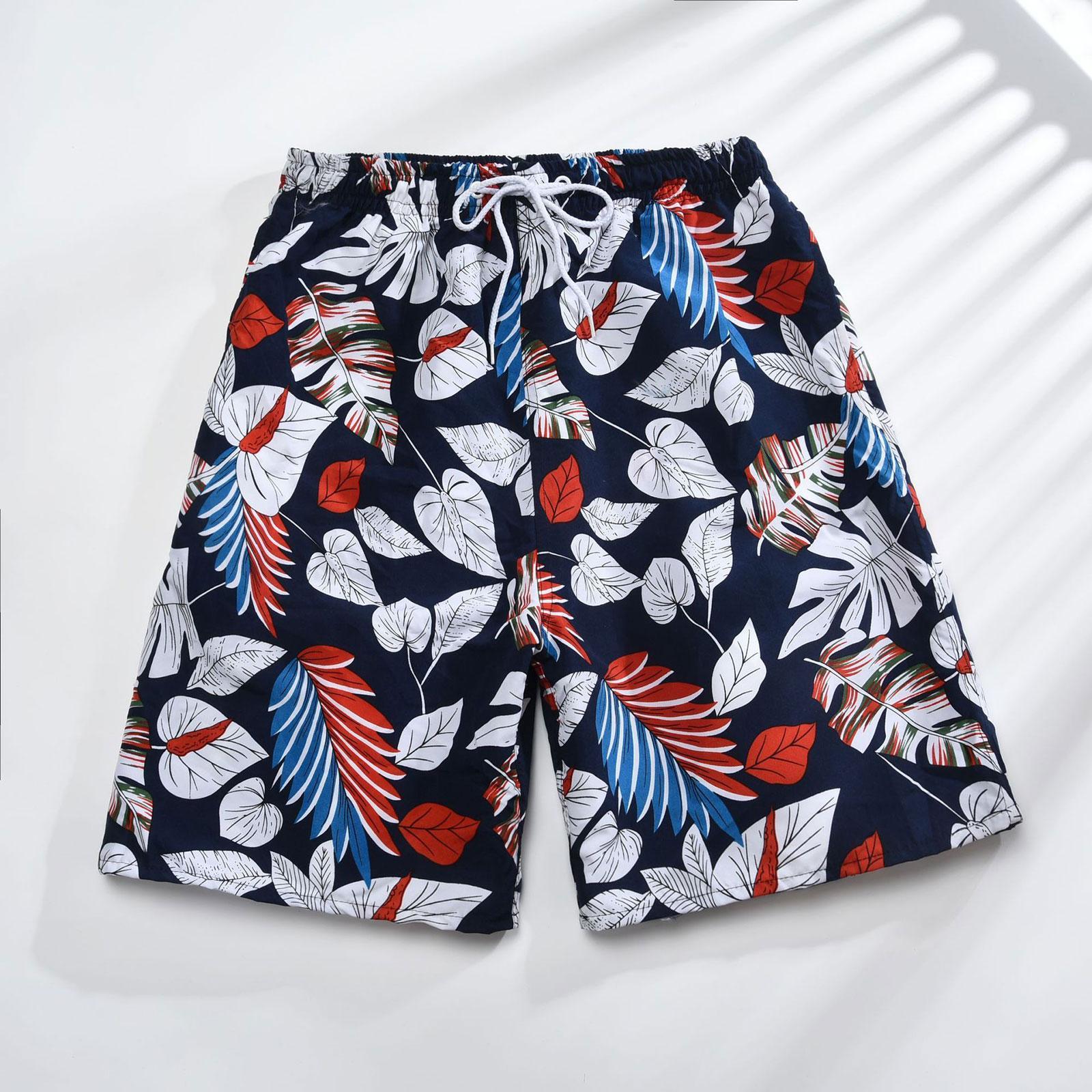 Beach Shorts Men Summer Shorts Breathable Lightweight Trendy Beach Swimsuit Swimming Trunks for Shopping Sports Drifting Travel Party