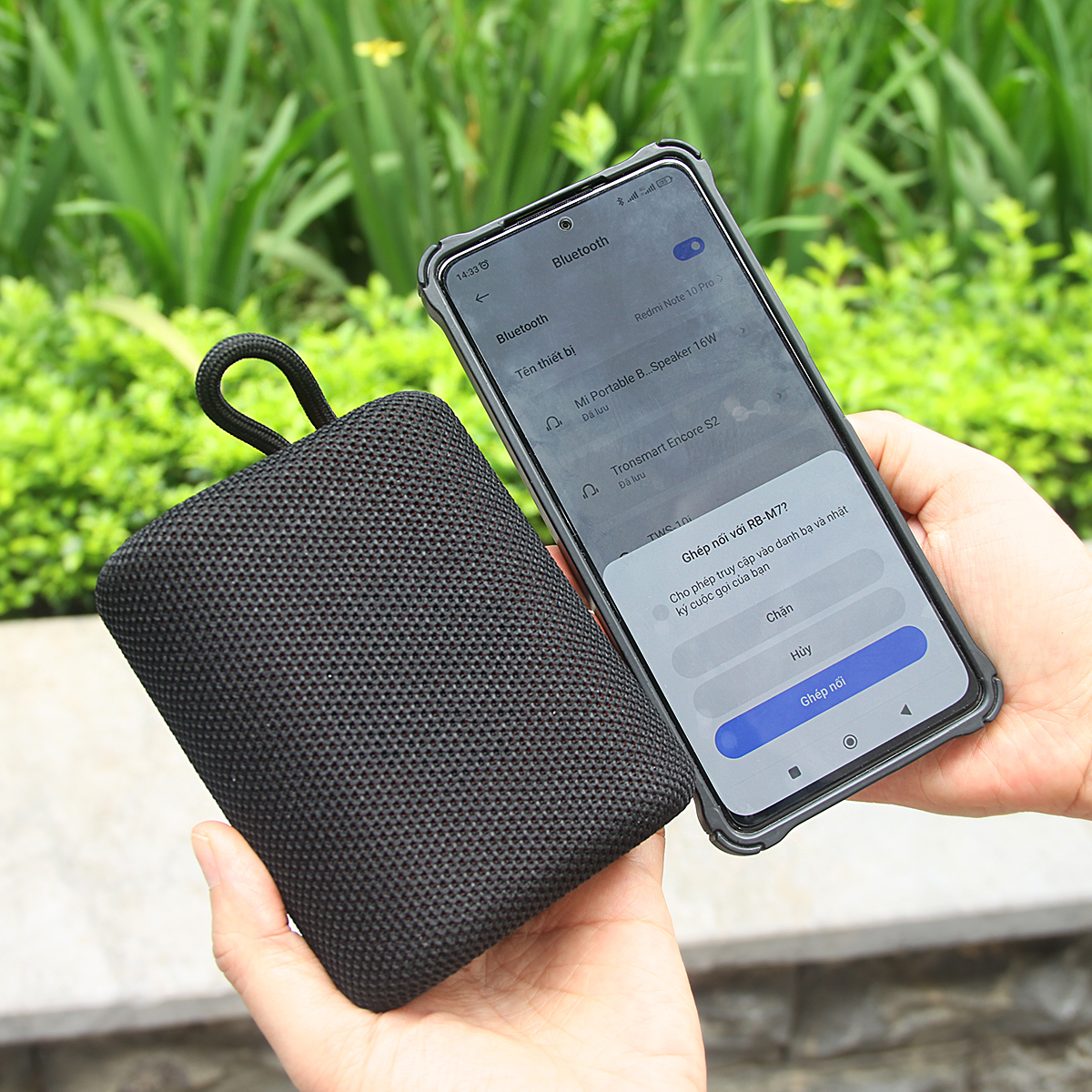 Loa bluetooth mini Remax RB-M7 tích hợp FM Radio, Micro SD- Hàng chính hãng