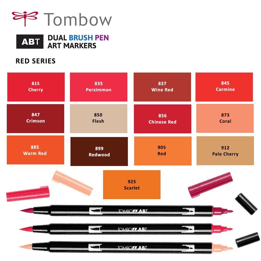 TONE ĐỎ - BÚT CỌ TOMBOW ABT DUAL BRUSH PENS