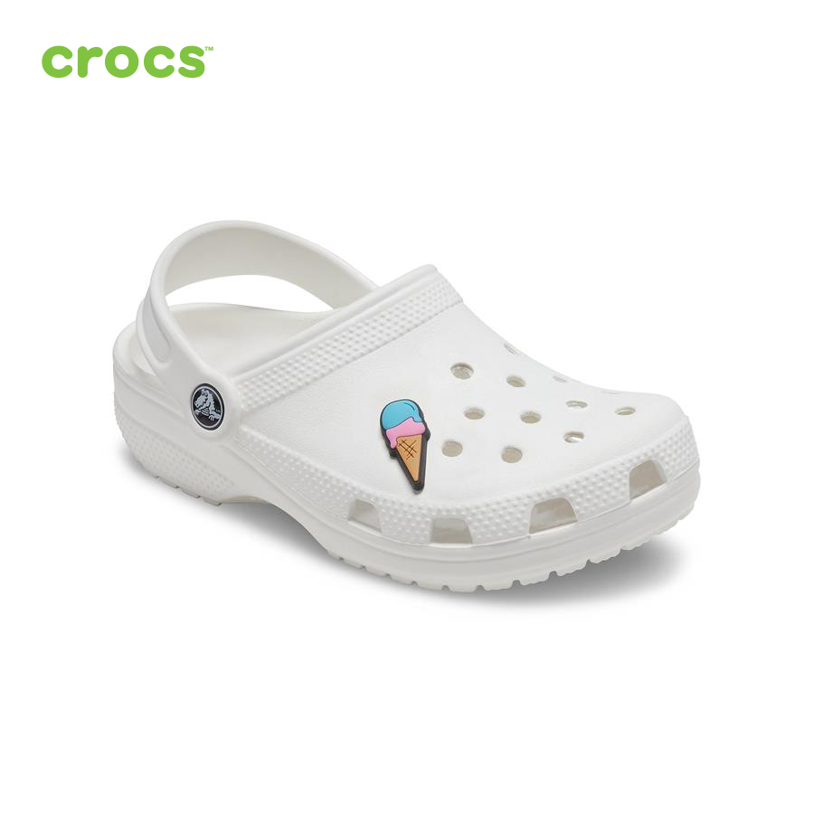 Sticker nhựa jibbitz unisex Crocs Ice Cream Cone