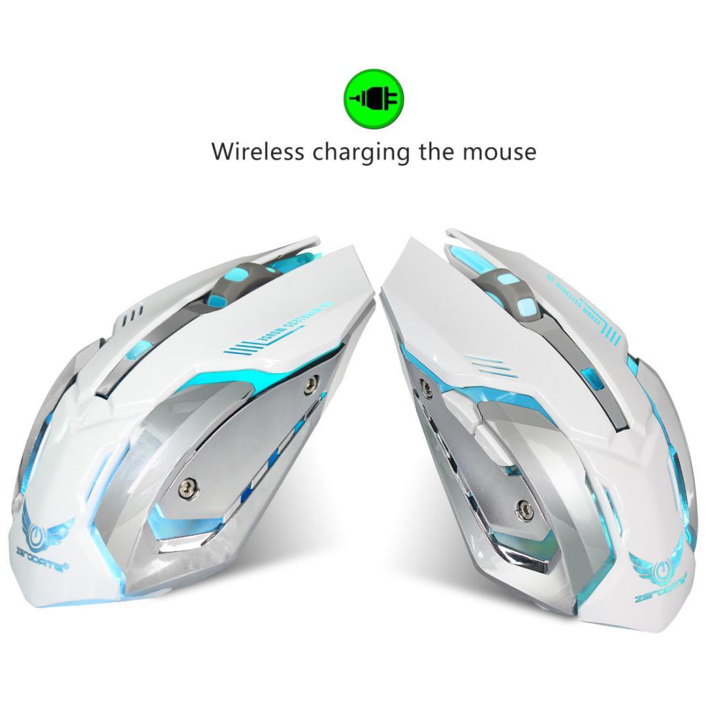 Wireless Optical Backlit Gaming Mouse + USB 2.0 Receiver for PC