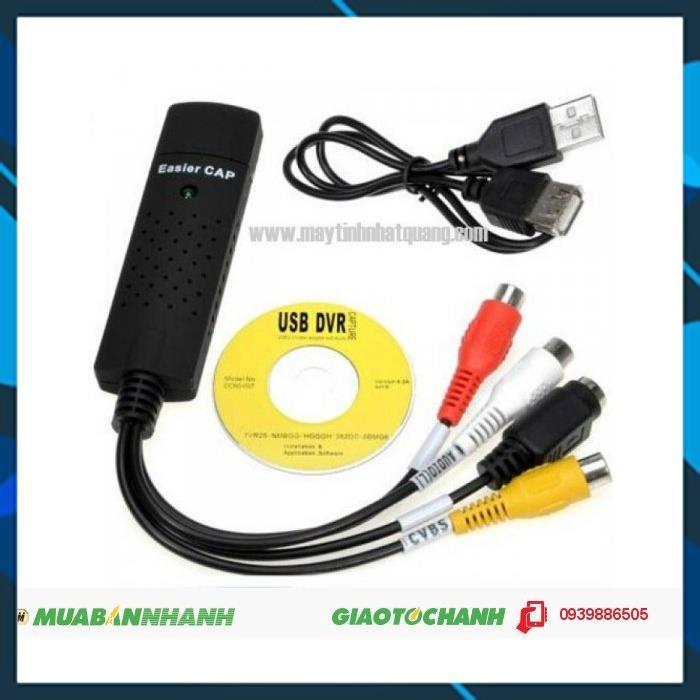 Easy Cap USB 2.0 Ghi chương trình TV-VCD-DVD-Camera vào Máy tính