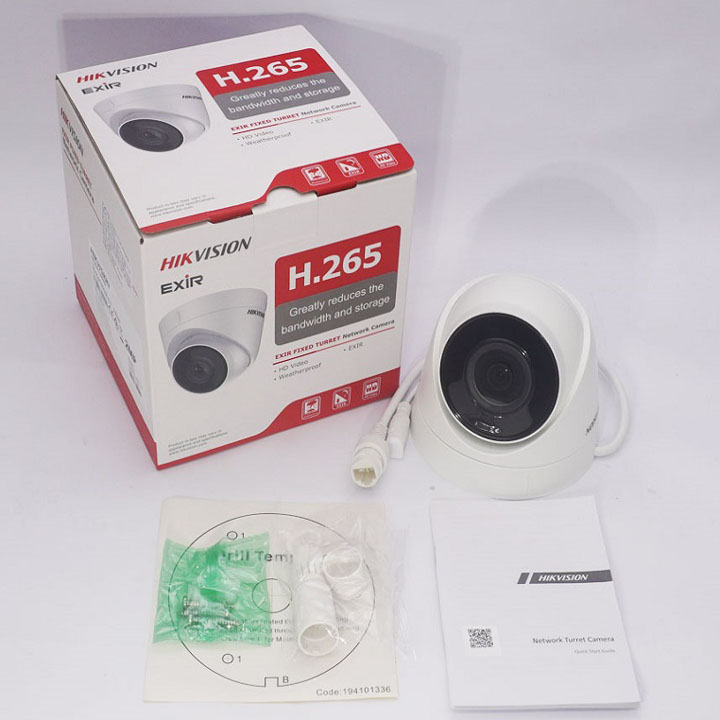 Camera IP POE Dome 2MP HIKVISION DS-2CD1323G0E-I(L) hàng chính hãng