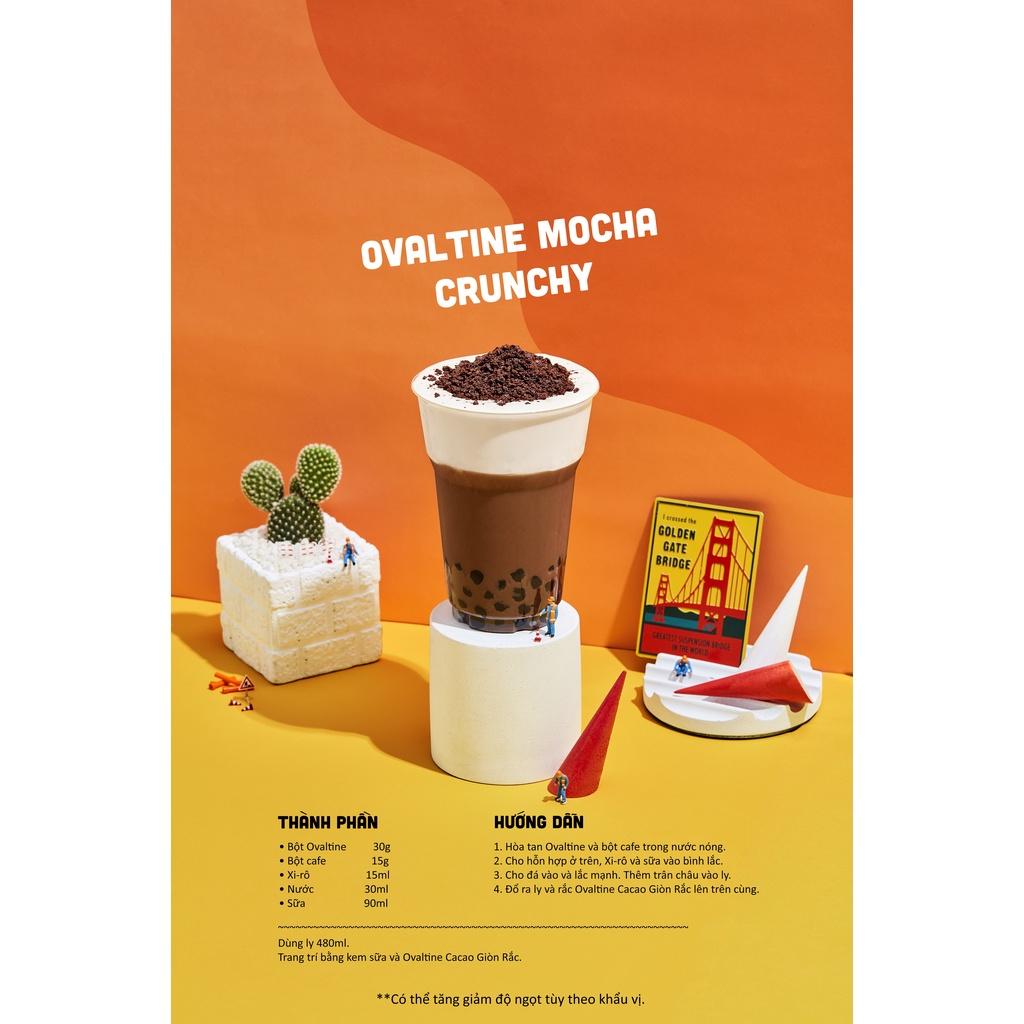 Kẹo Cacao Giòn Rắc Ovaltine Crunchy Pop - Hộp 10 gói x 8g