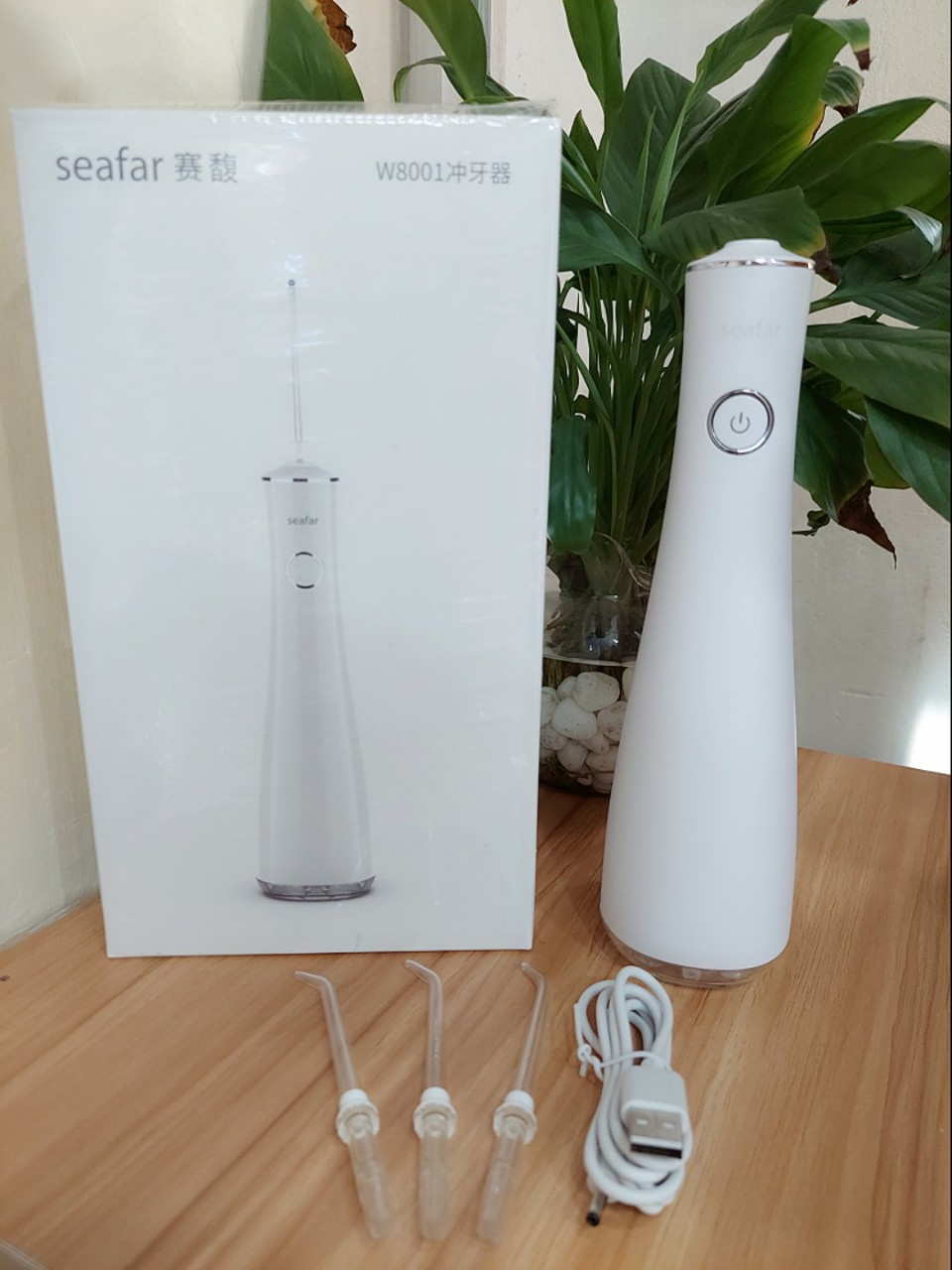 MÁY TĂM NƯỚC NHA KHOA CẦM TAY SEAFAR W8001, MÁY TĂM NƯỚC THẾ HỆ MỚI,VỆ SINH RĂNG MIỆNG TIỆN LỢI