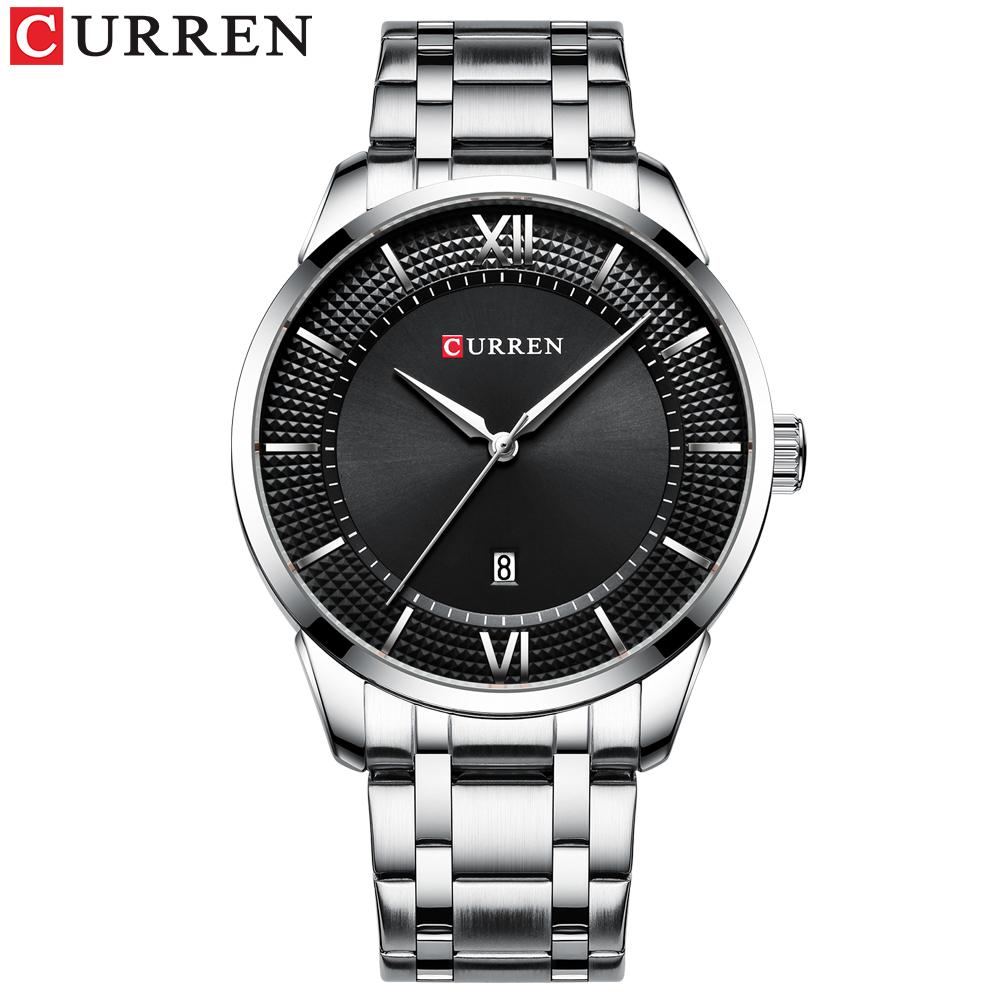 Đồng hồ nam Curren 8356 đa chức năng,dây đeo bằng thép không gỉ
