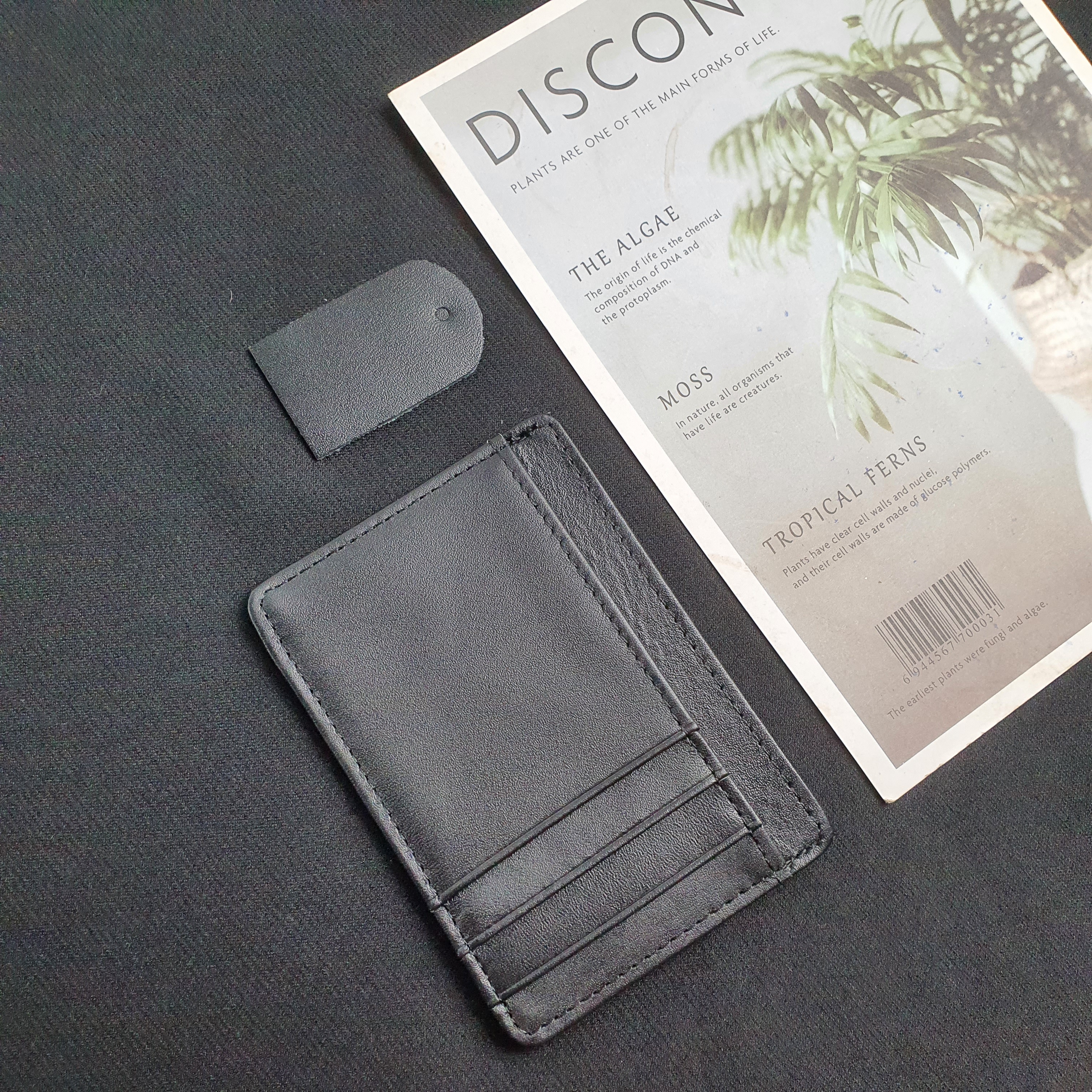 Ví card da thật, Ví mini da bò CH108 - 100% da bò thật, BH 3 năm