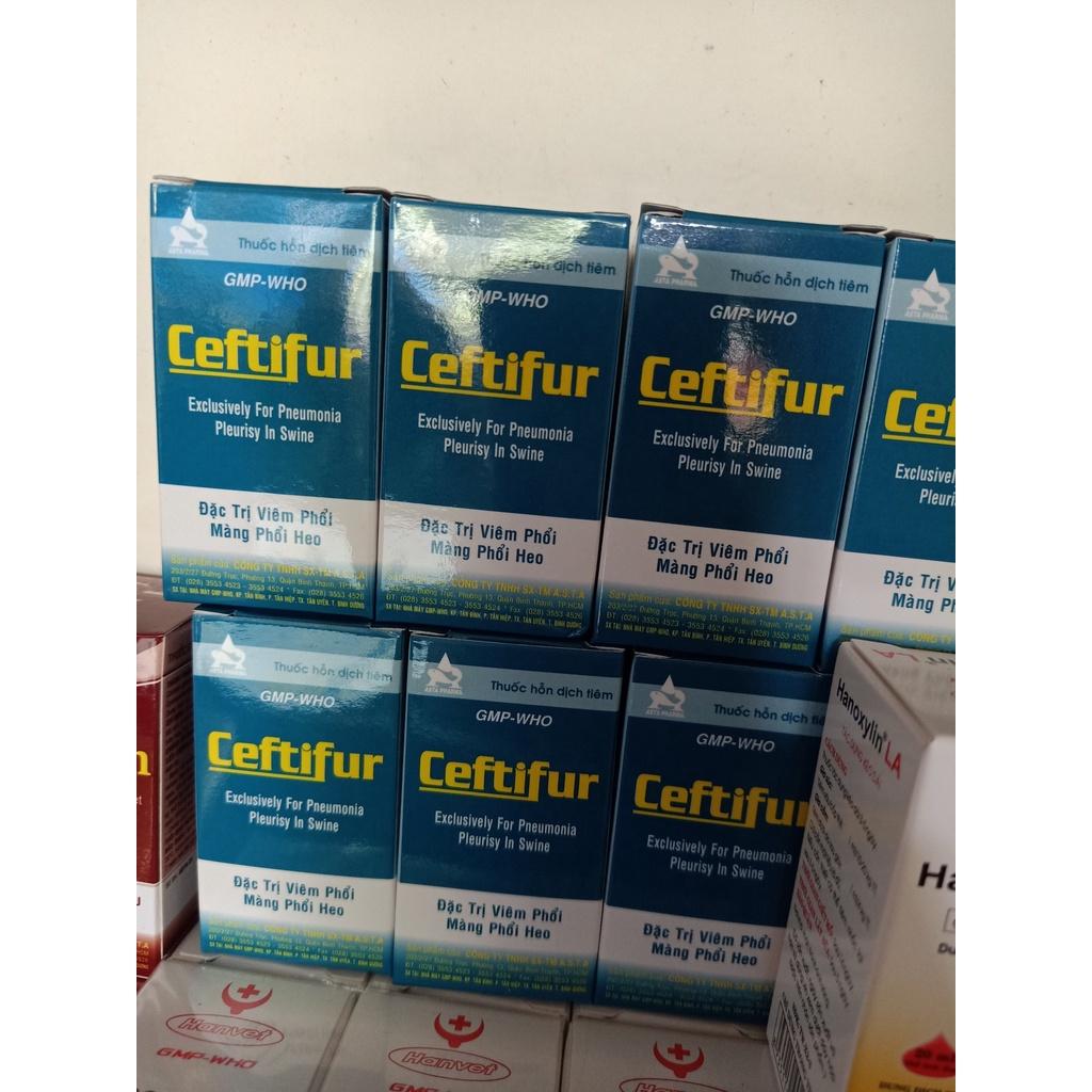 THUỐC THÚ Y - CEFTIFUR Đặc trị viêm phổi-màng phổi heo