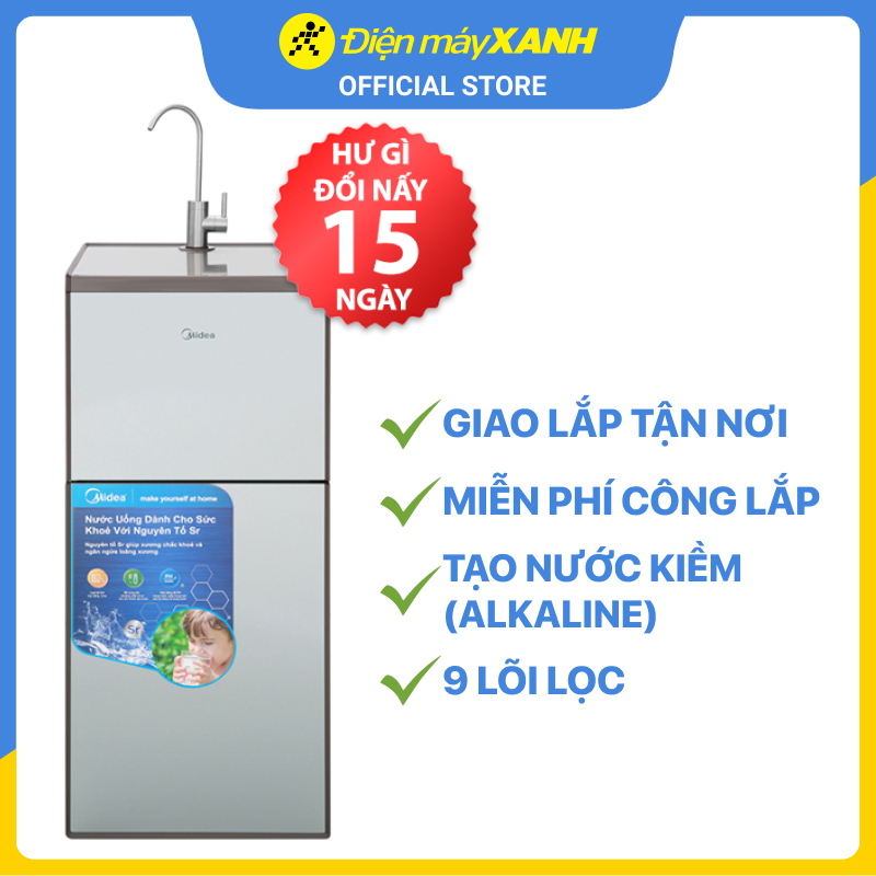 Máy lọc nước RO Midea MWP-S0920MR 9 lõi - Hàng chính hãng - Giao toàn quốc