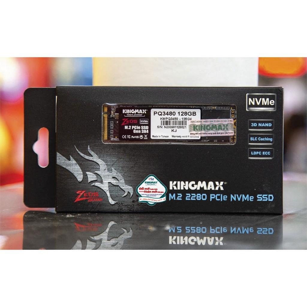 SSD M2 NVME 128G/ 256G/ 512G/ 1TB Kingmax Zeus PQ3480 PCIe NVMe Gen 3x4 - Hàng Chính Hãng