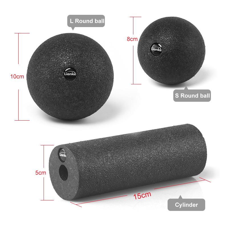 Mosodo Massage Yoga Roller EPP Bóng đậu phộng Khối thể dục Kéo dài Spoam Con lăn Myofascia Ball Huấn luyện Thiết bị tập thể dục Color: Ivory