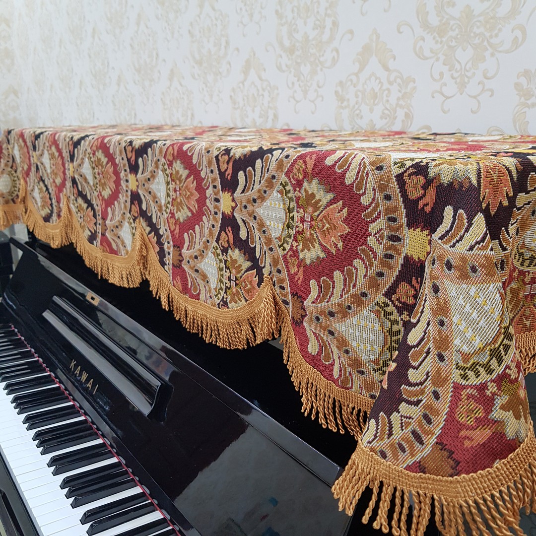 Khăn phủ đàn Piano mẫu hoa văn cổ điển mới