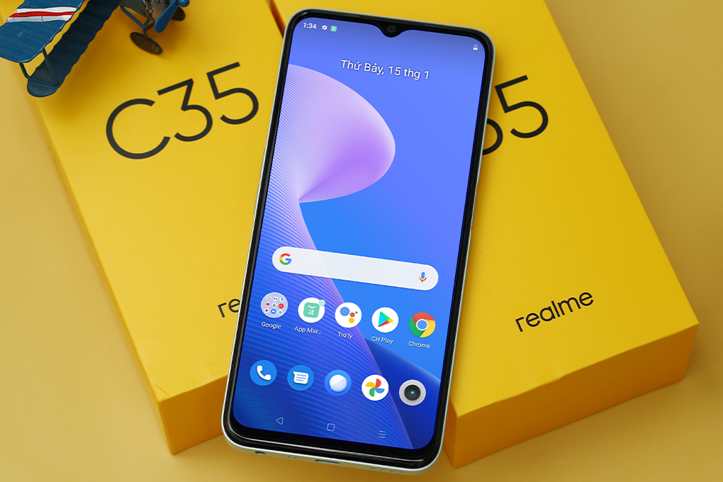 Điện thoại Realme C35 4GB/64GB - Hàng chính hãng