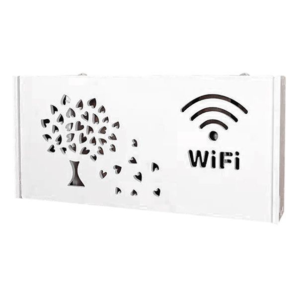 Kệ wifi treo tường hình Cây lá