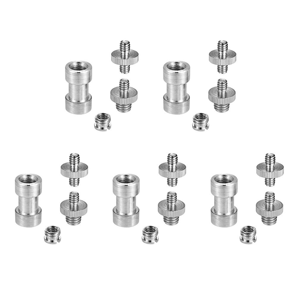 Bộ chuyển đổi vít có ren 1/4 "-20 đến 3/8" -16 Bộ giảm tốc trục vít cái Ống lót trục vít cho chân máy ảnh
