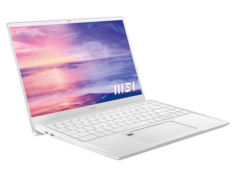 Laptop MSI Prestige 14 A11SC-203VN (i7-1195G7 Gen 11th | 16GB DDR4 | SSD 512GB PCle | VGA GTX 1650 4GB | 14.1 FHD IPS | Win10| Pure White) - Hàng Chính Hãng