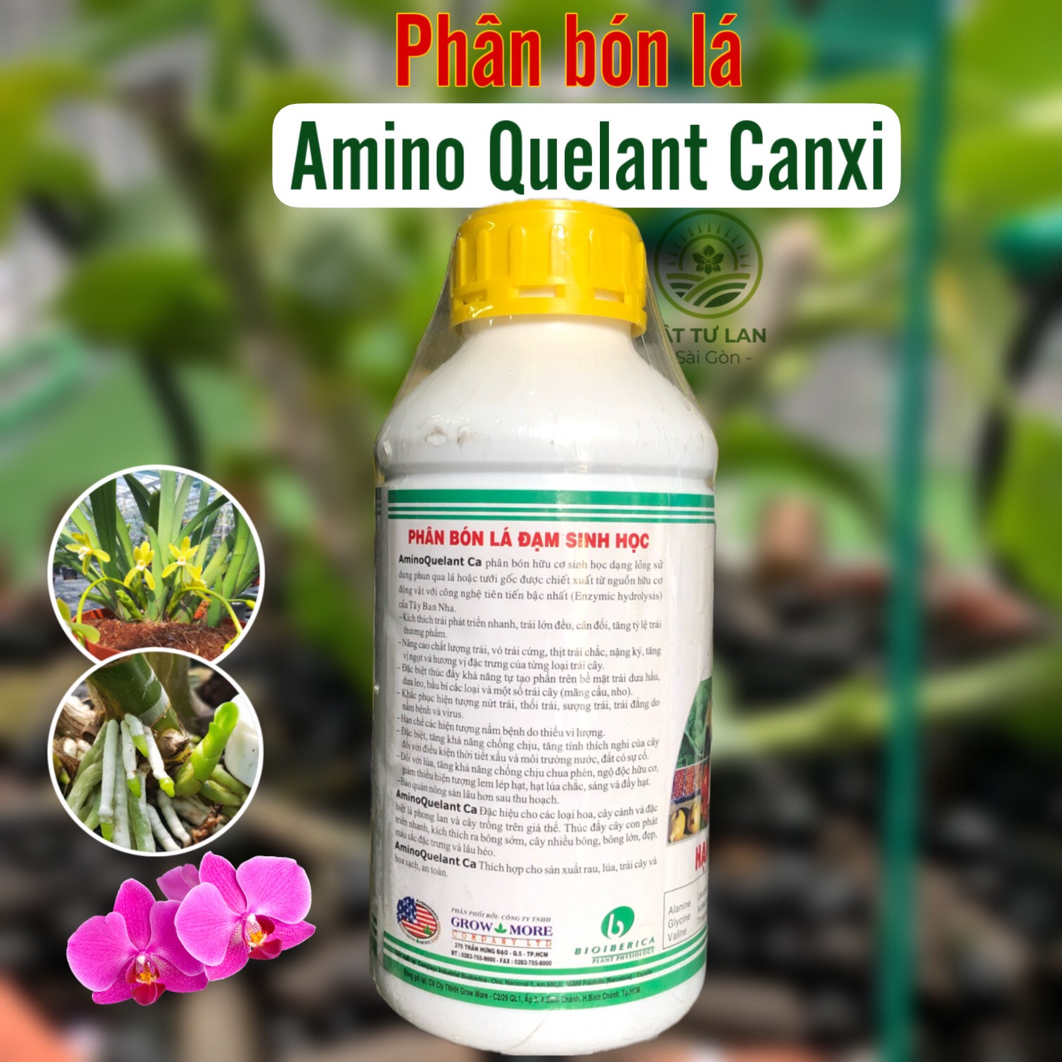 PHÂN BÓN LÁ CAO CẤP AMINO CANXI - 1 LÍT