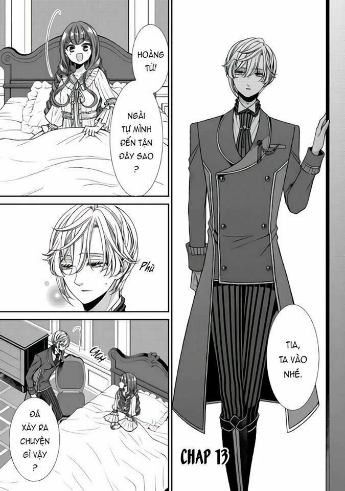 nhật ký theo dõi vị hôn thê tự nhận mình là nữ phụ phản diện 1 chapter 13 1