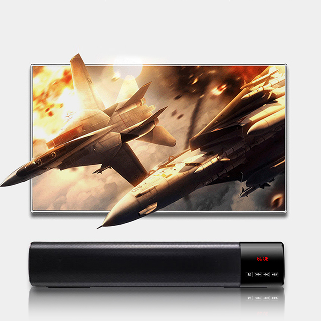 Loa Bluetooth Soundbar B28S, Màn Hình LED Nổi Bật, Tích Hợp FM, AUX, TF, USB - Âm Thanh Siêu Trầm )
