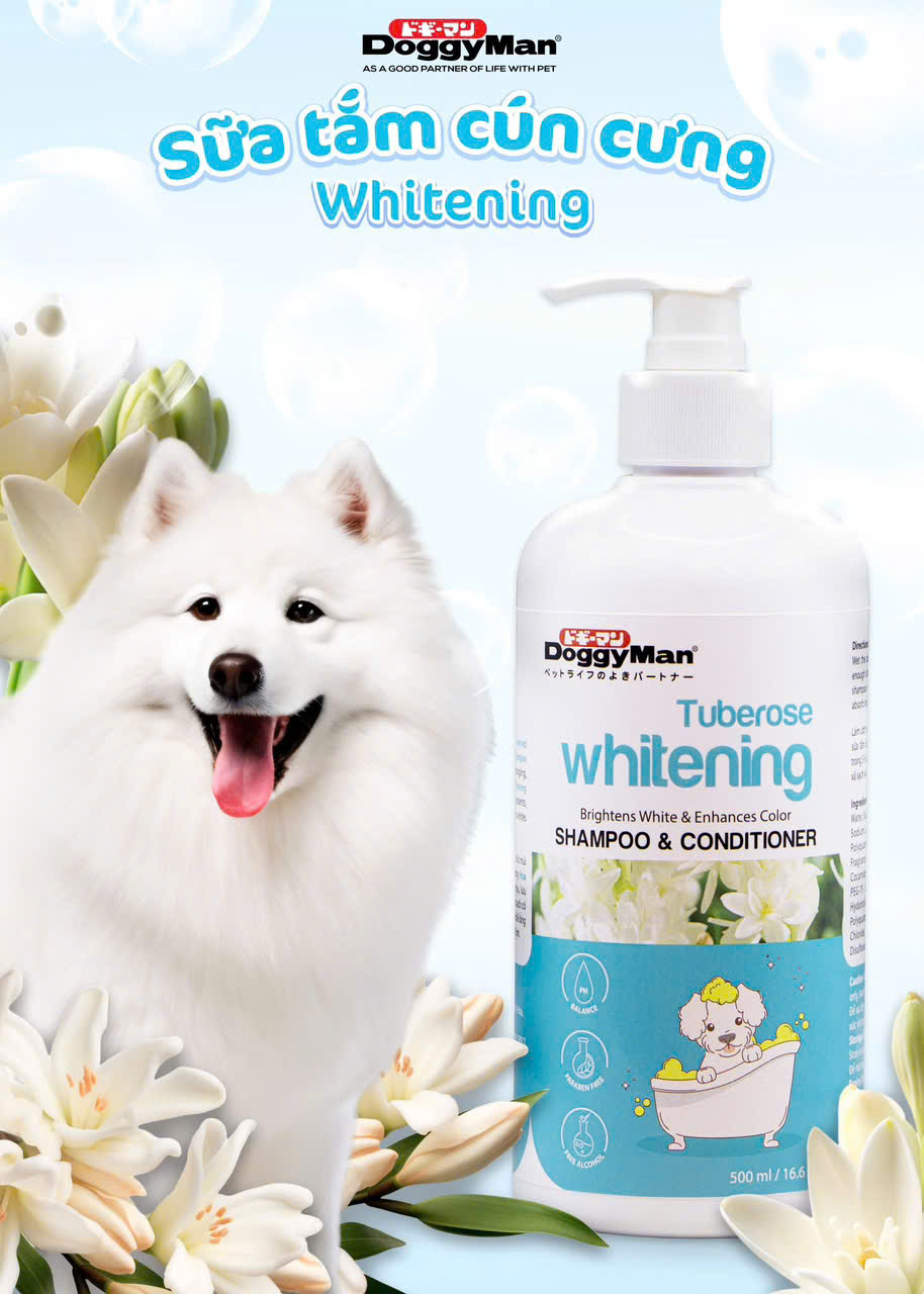 Sữa tắm cho chó DoggyMan dưỡng lông, cấp ẩm &amp; lưu hương dài lâu 500ml