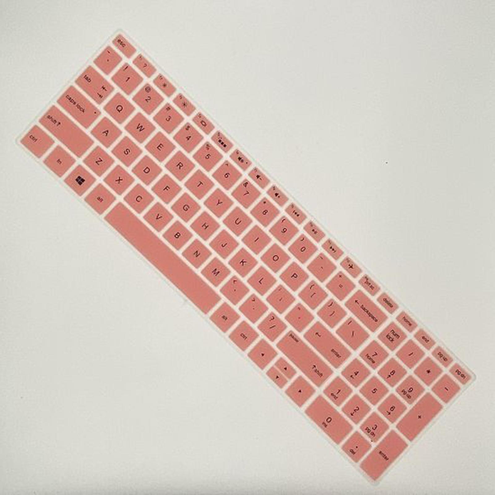 Silicone Notebook Keyboard Skin Cover for 15.6''BF Laptop Pink & Blue