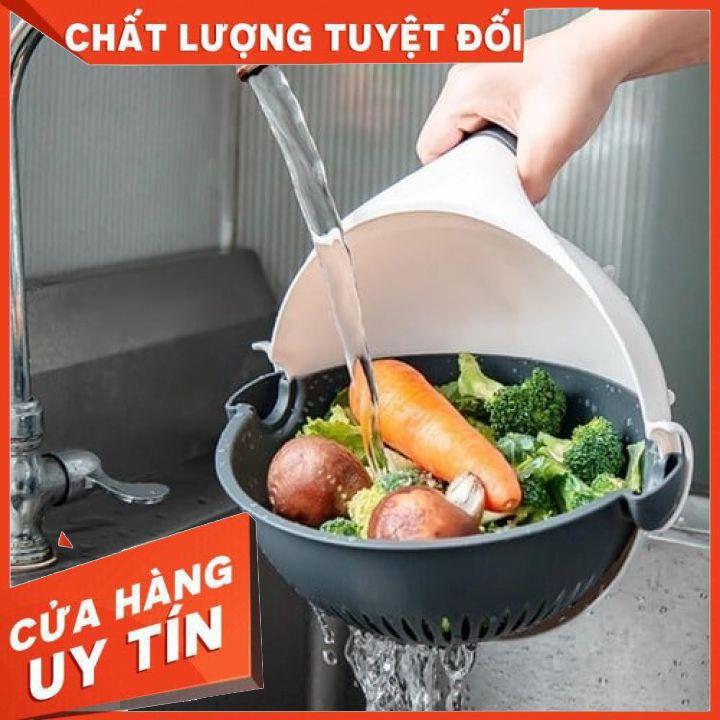 Bộ Nạo Rau Củ Đa Năng Kèm Rổ Đựng và Chậu 9 in 1, Bào Rau Củ Quả Tiện Lợi Kiểu Dáng Sang Trọng