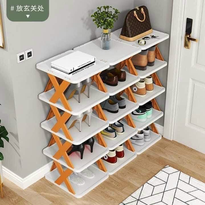 KỆ GIÀY DÉP NHIỀU TẦNG CHỮ X