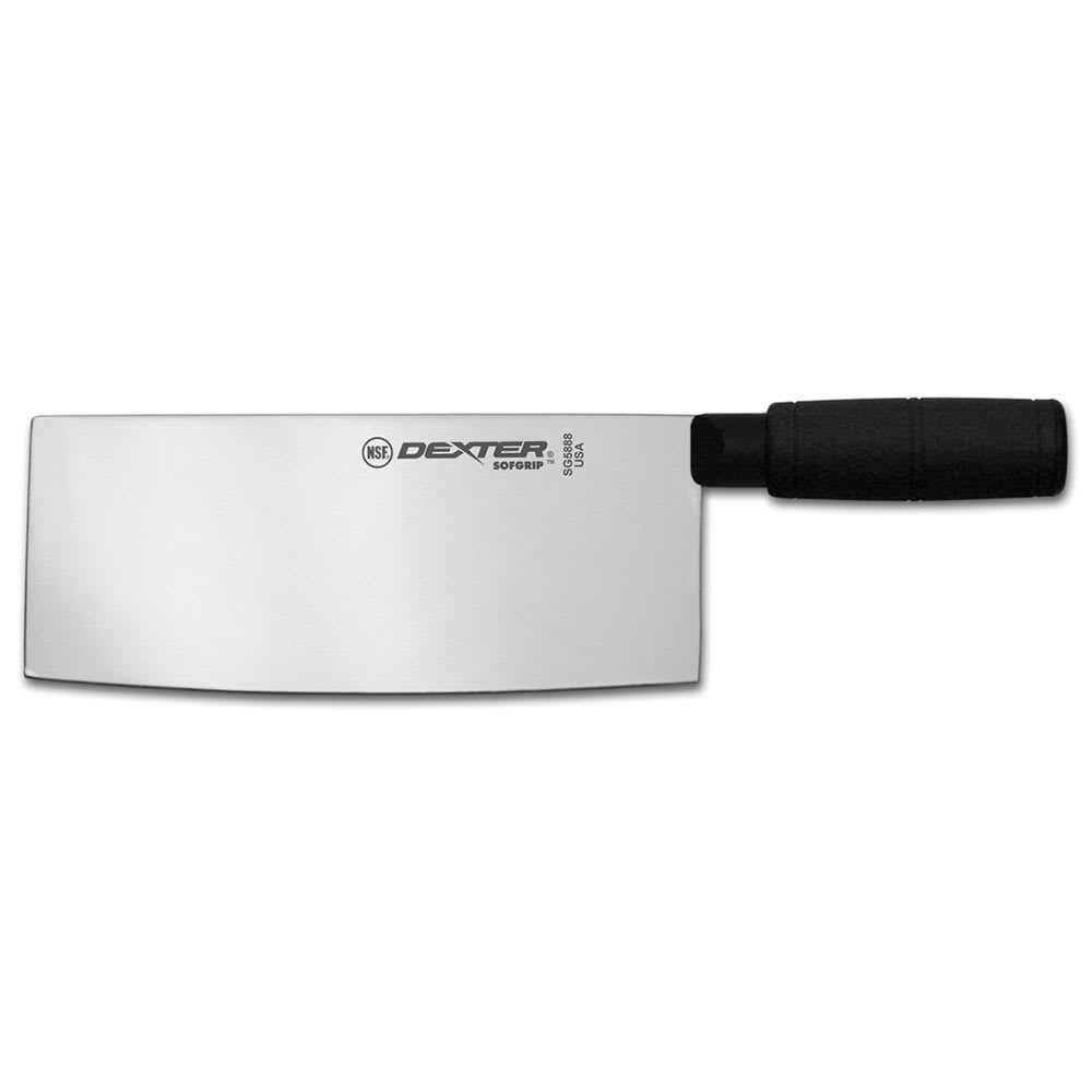 Dao Thái Thịt Dao Chef Kiểu Á Lưỡi 203 mm x 83 mm Thép Hợp Kim Cao Cấp, Chính Hãng Mỹ Dexter USA