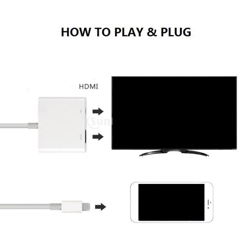 For air 6 6S 7 to Digital AV TV Cable Adapter