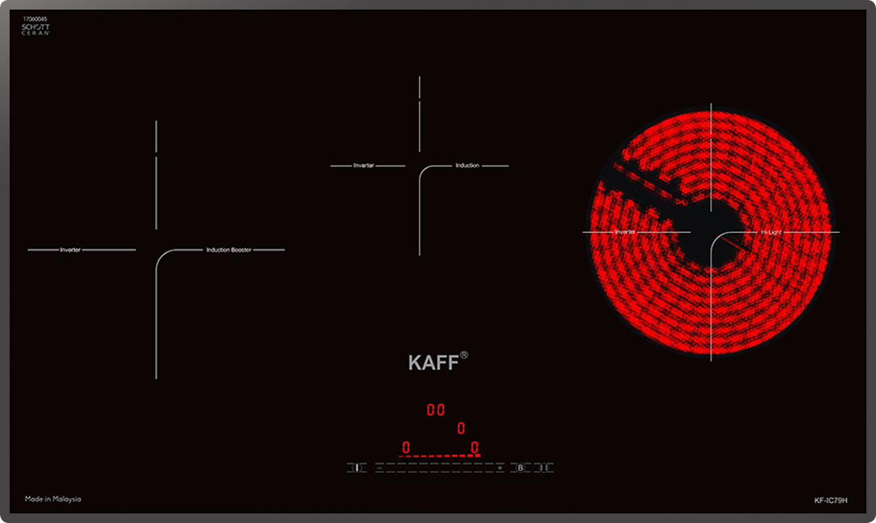 Bếp điện từ KAFF KF-IC79H Malaysia - Hàng Chính Hãng