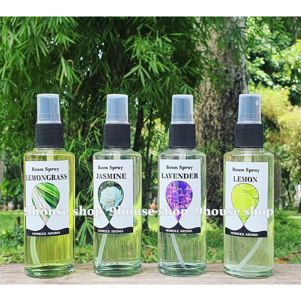 01 Chai Tinh Dầu Xịt Phòng Room Spray HOMDEE AROMA 120ML Thái Lan