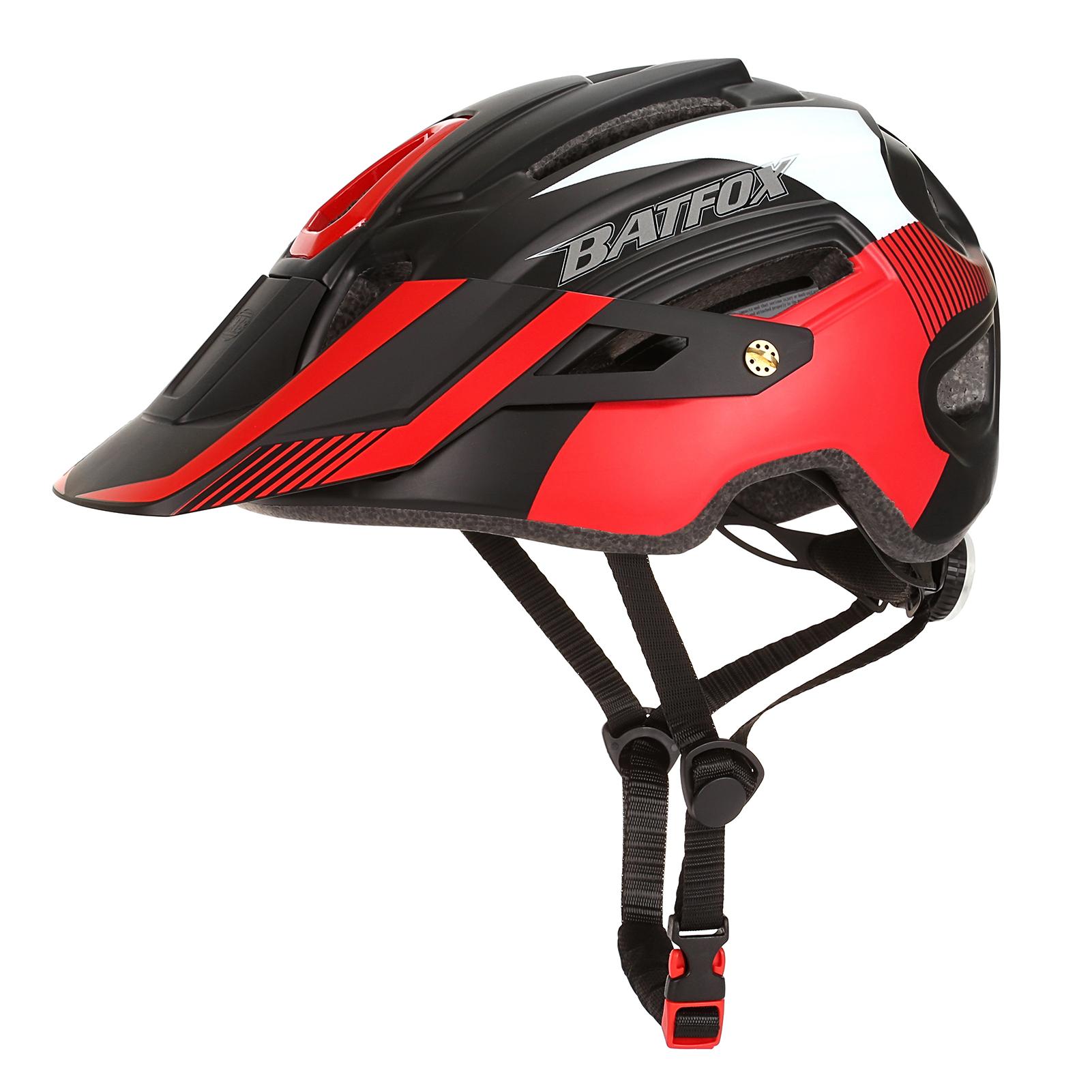 Mũ bảo hiểm đi xe đạp có đèn LED