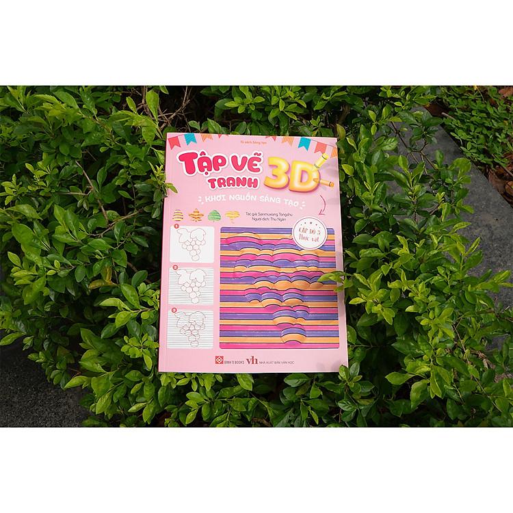 Sách Tập vẽ tranh 3D, khơi nguồn sáng tạo
