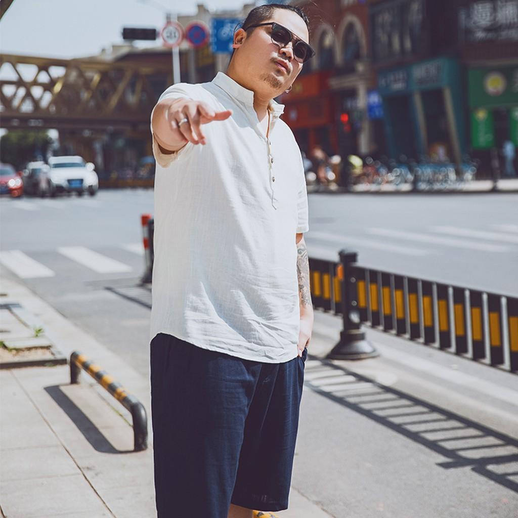 Áo Đũi Nam Hisexy.vn Cổ Tàu Ngắn Tay Đủ Size Dưới 80Kg