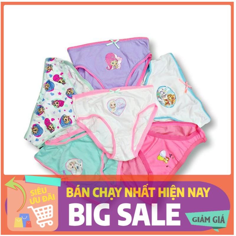 Set 5 quần chip bé gái hàng xuất Mỹ