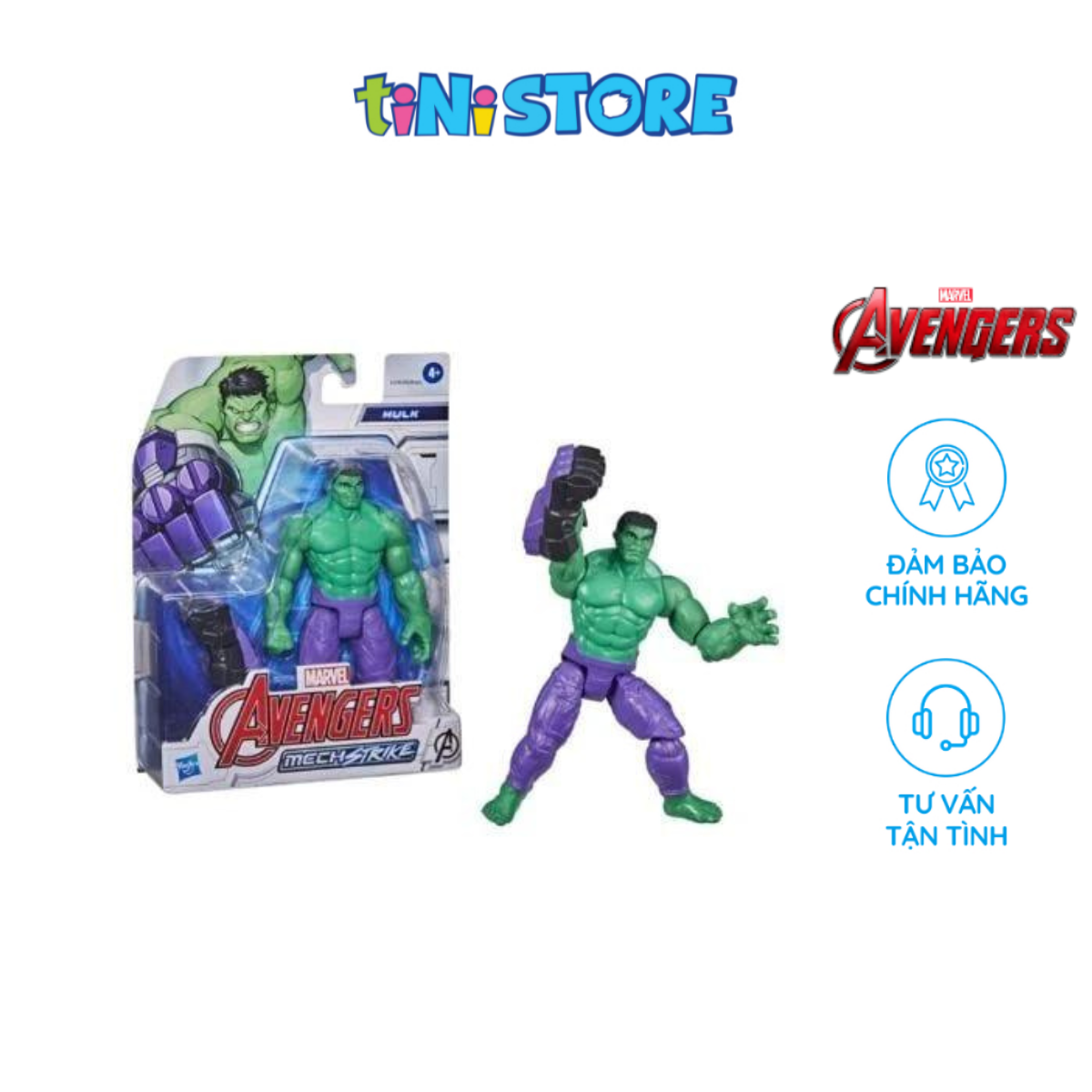 Đồ Chơi Siêu Anh Hùng Mech Strike Hulk 15 cm Avengers F2159