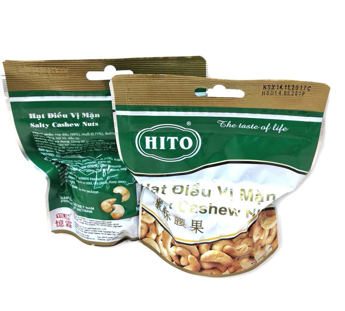 HẠT ĐIỀU VỊ MẶN - HITO 100G ĐẬM ĐÀ HƯƠNG VỊ