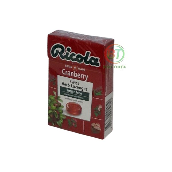 Kẹo thảo mộc trái cây Cranberry hiệu Ricola