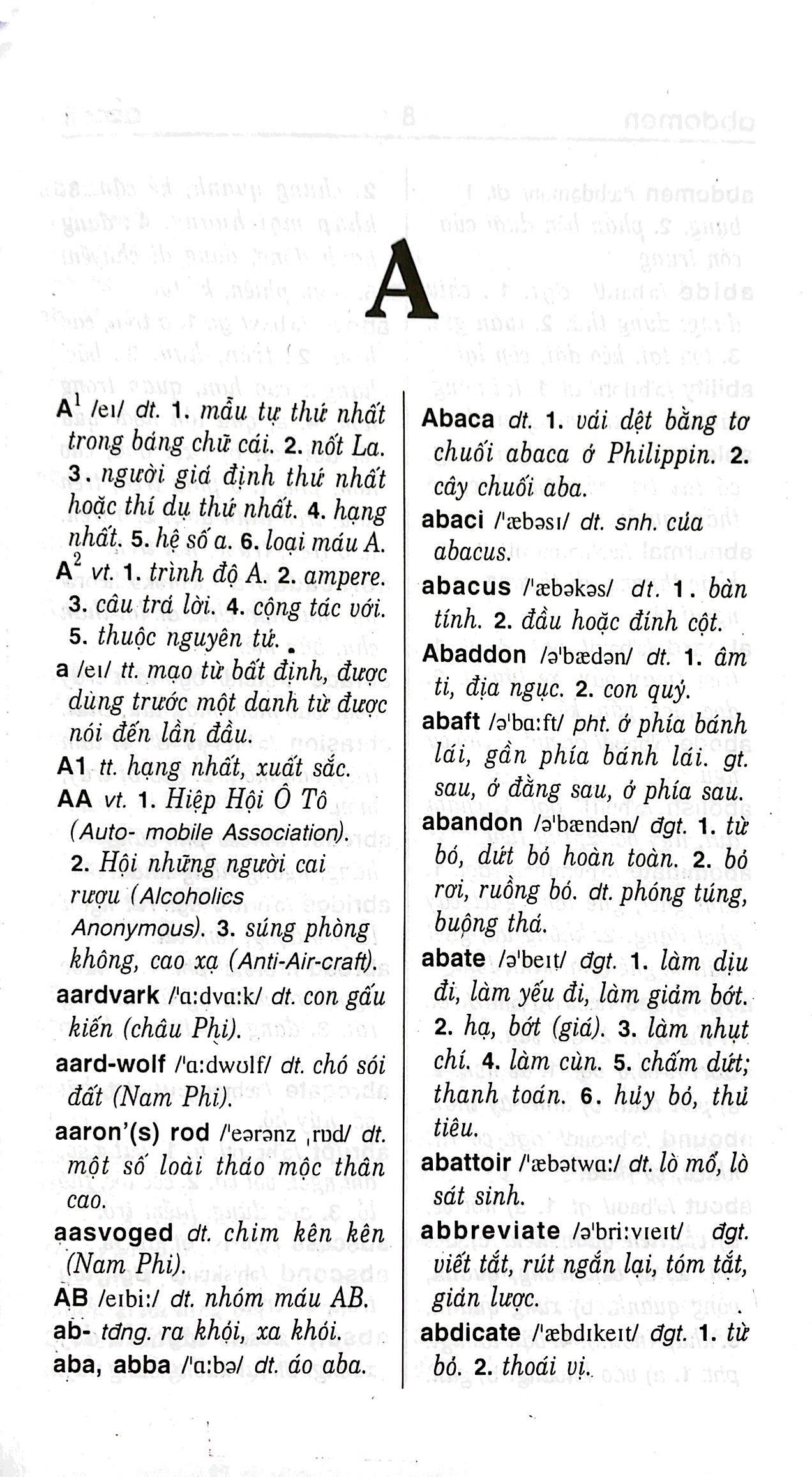 Từ Điển Anh-Việt 75.000 Từ (Tái Bản 2023)