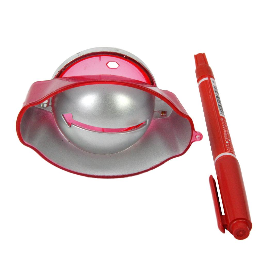 Golf Ball Liner Marking, Alignment Putting Tool Ball Marker Clip with Marker Pen Sports Training Accessories