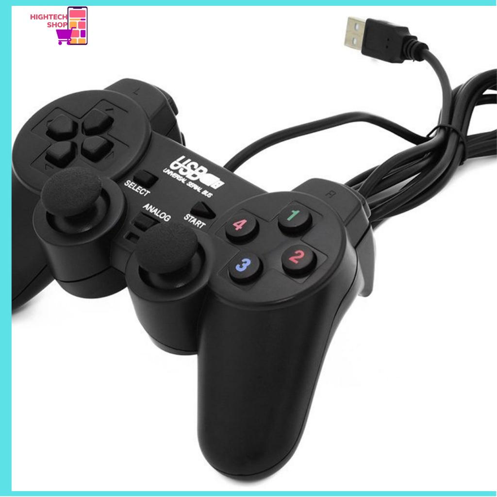 Tay cầm chơi game máy tính cổng USB 2.0 có rung tay đơn cổng USB EW 2008,