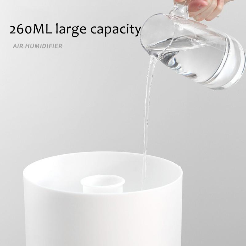 Máy Phun Sương Tạo Độ Ẩm Hộ Gia Đình Phòng Ngủ Nhỏ Mini 260ML Thanh Lọc Không Khí Phun Xịt Nước Bổ Sung Cụ USB Điều Hòa Không Khí