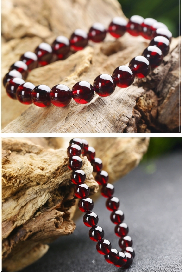 Vòng tay phong thủy, vòng tay nữ đá  thạch anh đỏ ruby cho Nữ cầu Tài Lộc Duyên