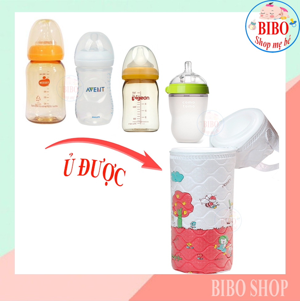 BÌNH Ủ SỮA CỔ RỘNG 350ML Ủ ĐƯỢC NHIỀU LOẠI BÌNH SỮA