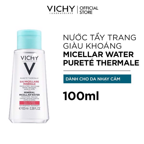 Nước Tẩy Trang Vichy Mineral Micellar Water Pureté Thermale Cho Da Nhạy Cảm