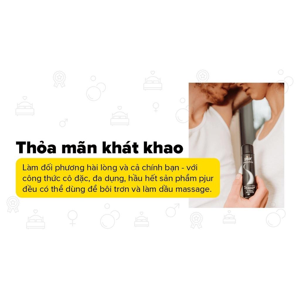 Chất bôi trơn gốc nước cho đường hậu Pjur Backdoor Moisturising Anal Glide 2ml dưỡng ẩm lành tính